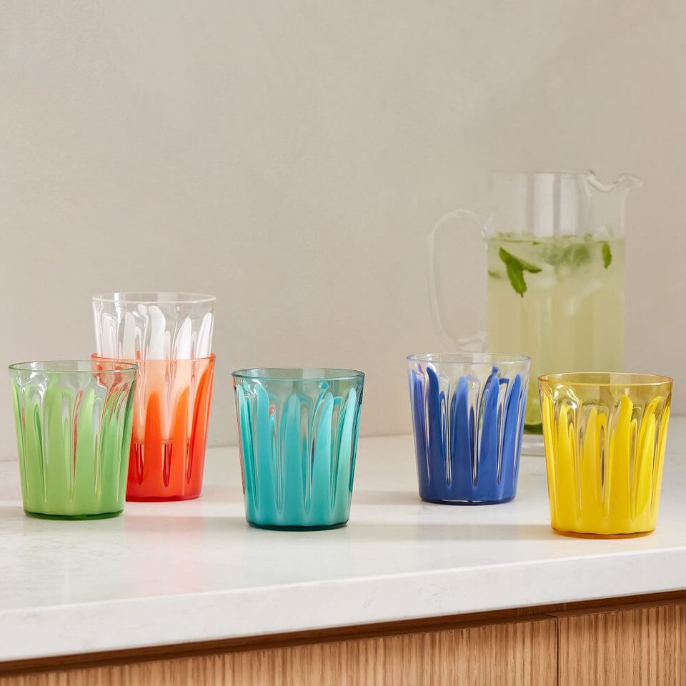 Cabana Acrylic Drinkware (Set of 6) West Elm UK